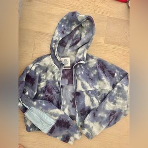Urban Outfitters Tie-Dye Zip Up Jacket